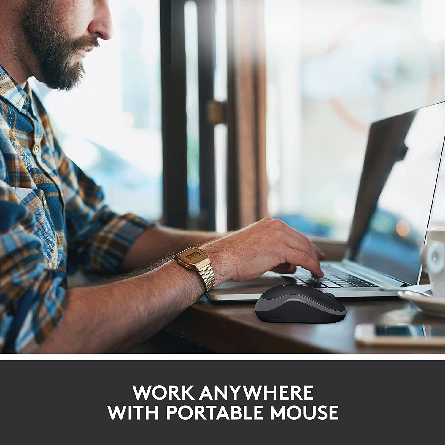 Logitech M185 Wireless Mouse Grey 910-002225 thumbnail