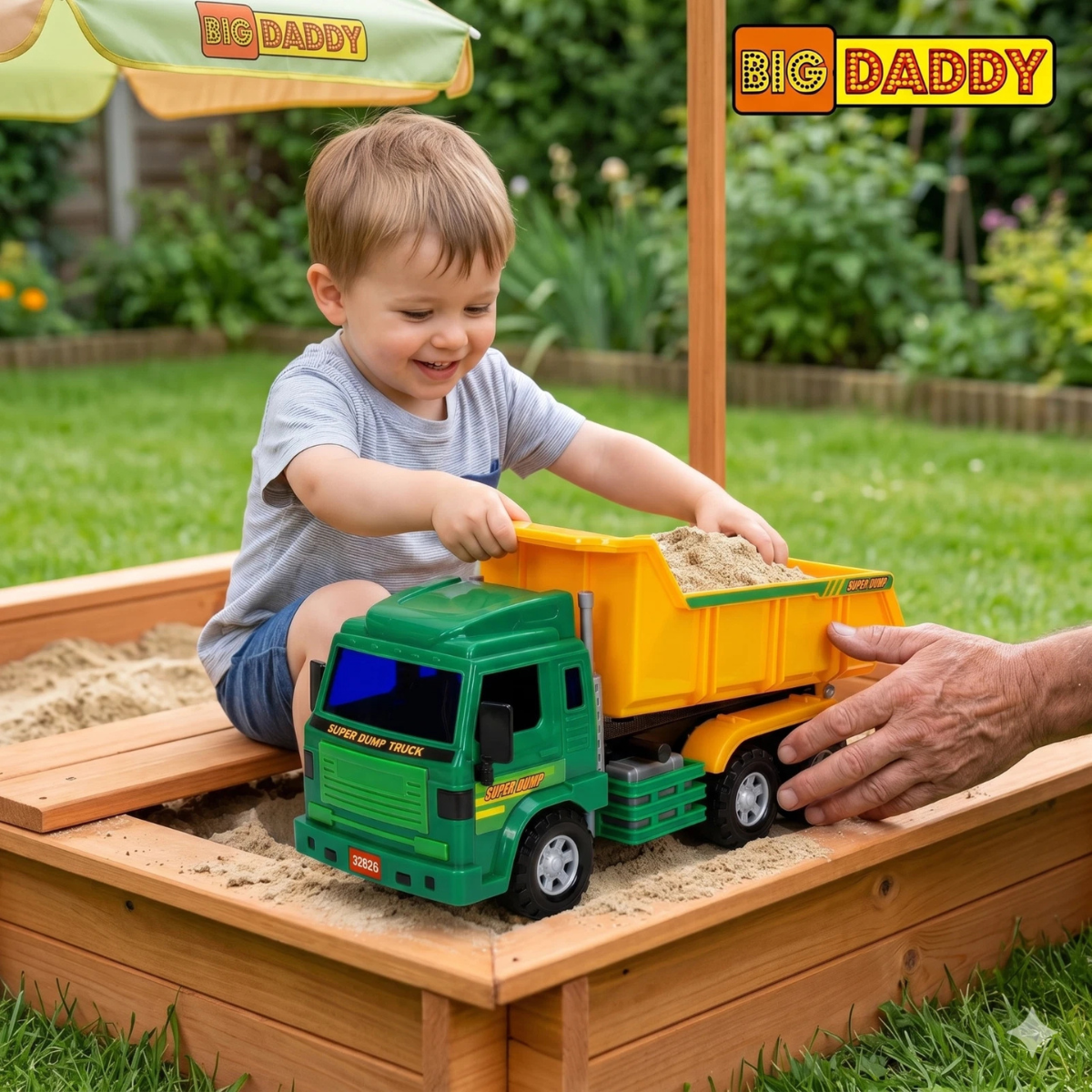 Big-Daddy Construction Dump Truck Toy for Kids thumbnail