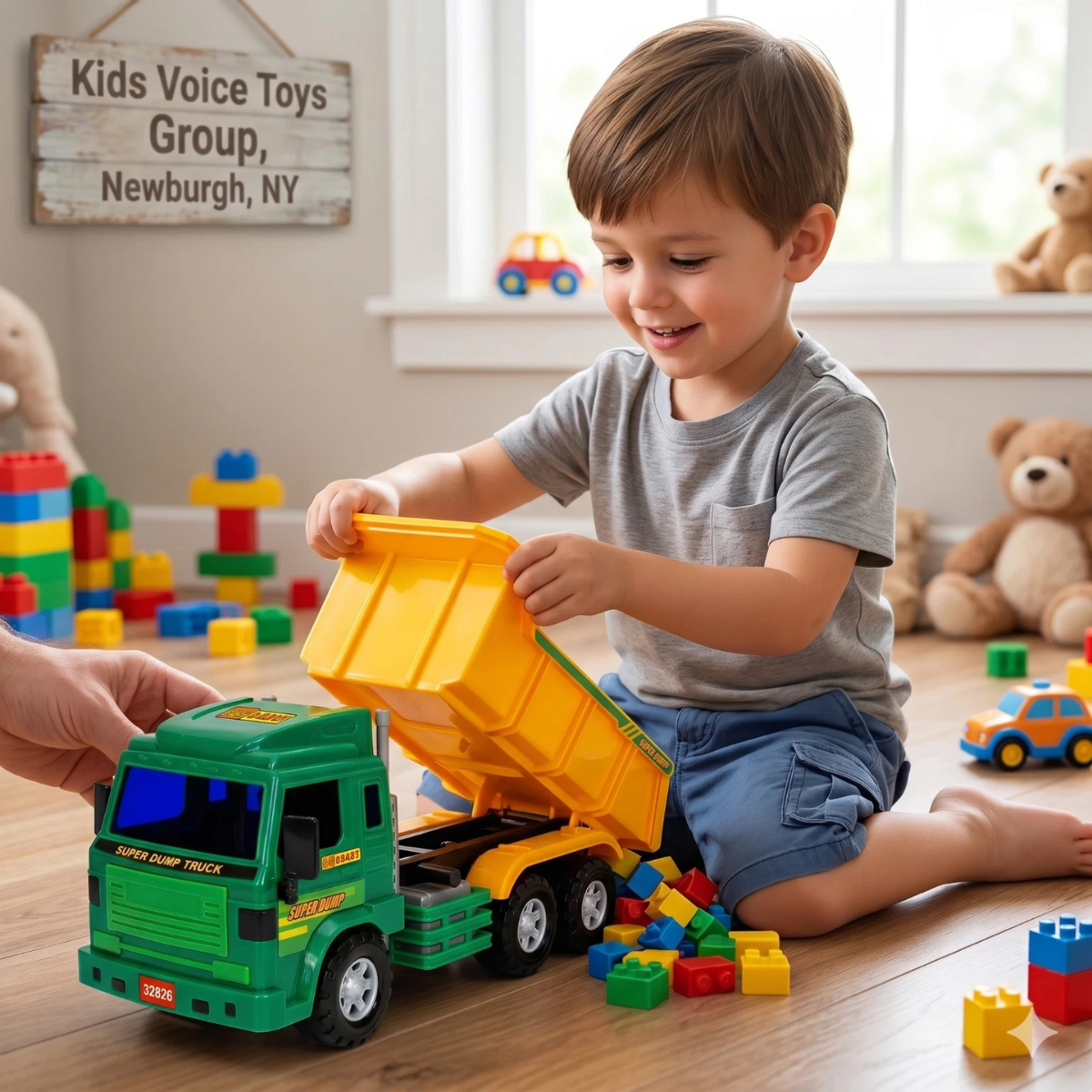 Big-Daddy Construction Dump Truck Toy for Kids thumbnail