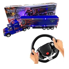 Big-Daddy XL Remote Control Tractor Trailer with Lights