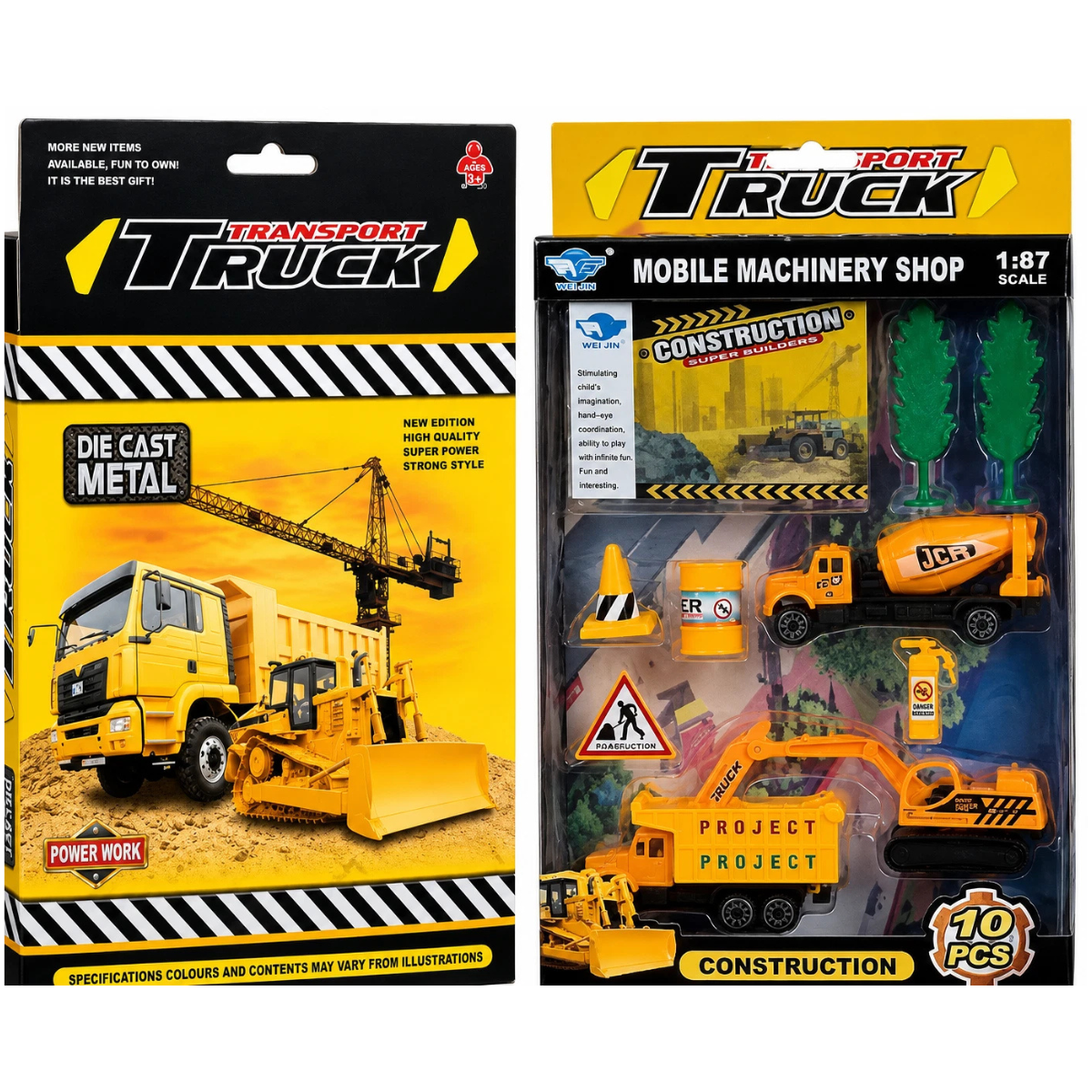 Big Daddy Construction Vehicle Set – 10pcs