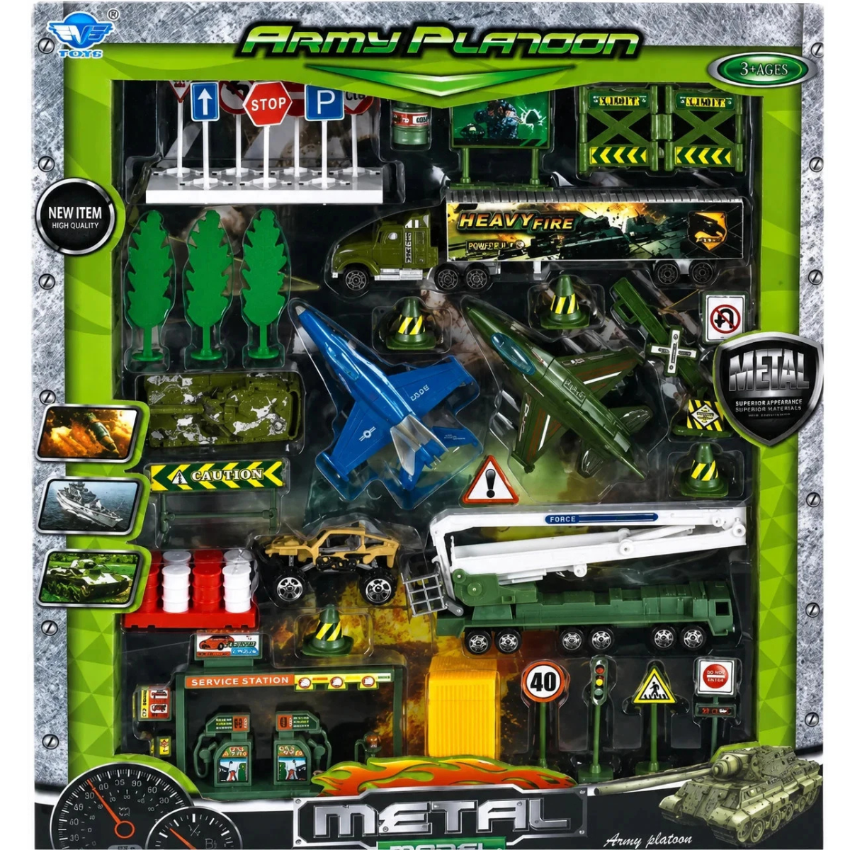 Big Daddy Army Platoon Toy Set – 40pcs thumbnail