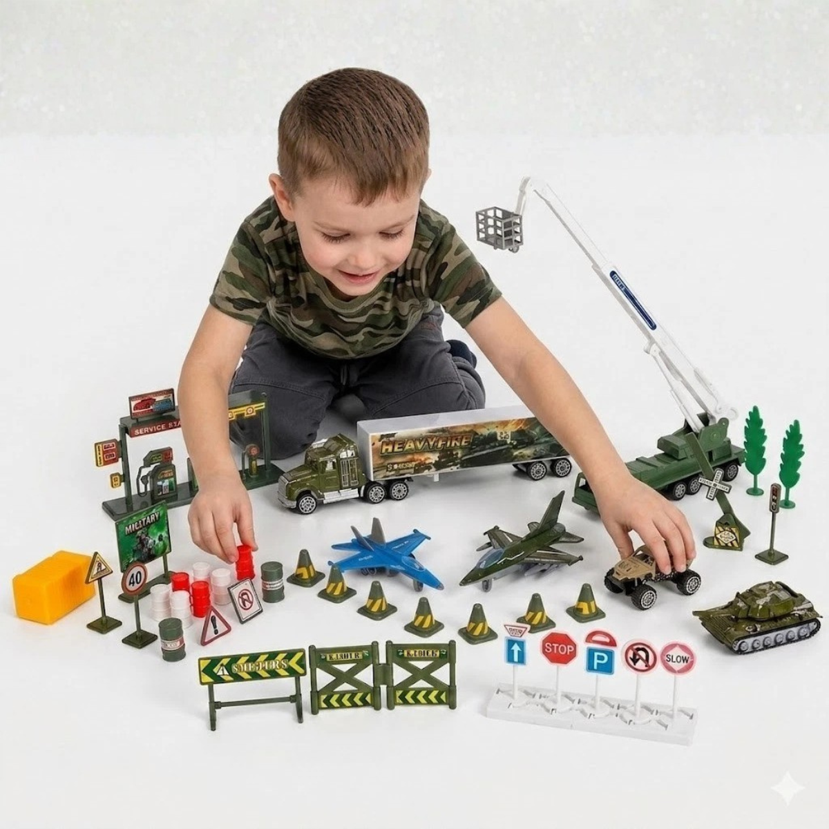 Big Daddy Army Platoon Toy Set – 40pcs thumbnail