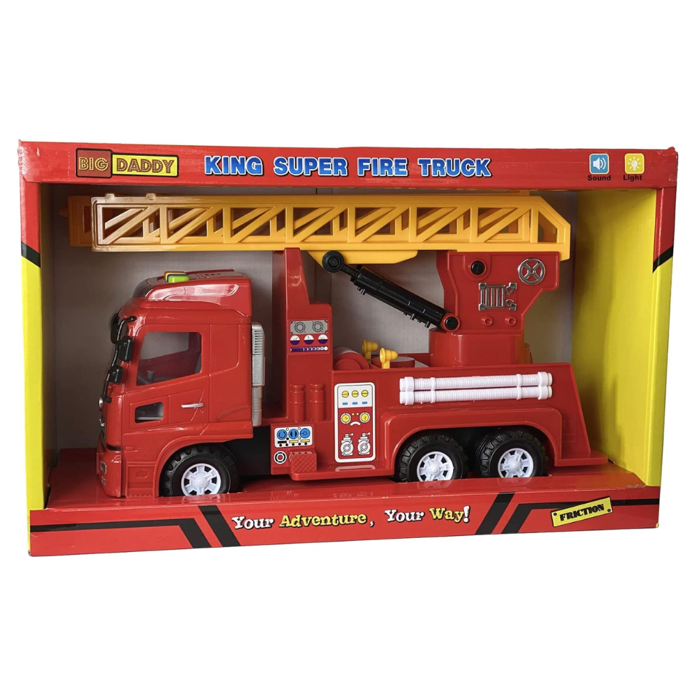 Big Daddy Extra Big Heavy Duty Toy Truck Series (Fire Truck Ladder) Bring on the Action! The Big Daddy Fire Truck is the perfect toy for young, imaginative minds—especially those who dream of becoming firefighters one day. BD-32658 thumbnail