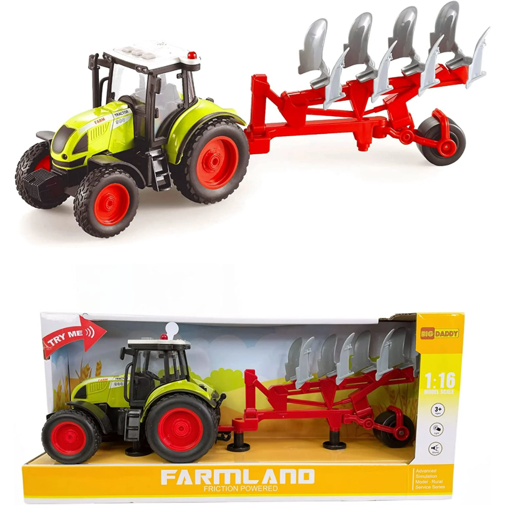 Big Daddy FARMLAND Tractor Trucks Farming Crop PLOW BD-WY900C thumbnail