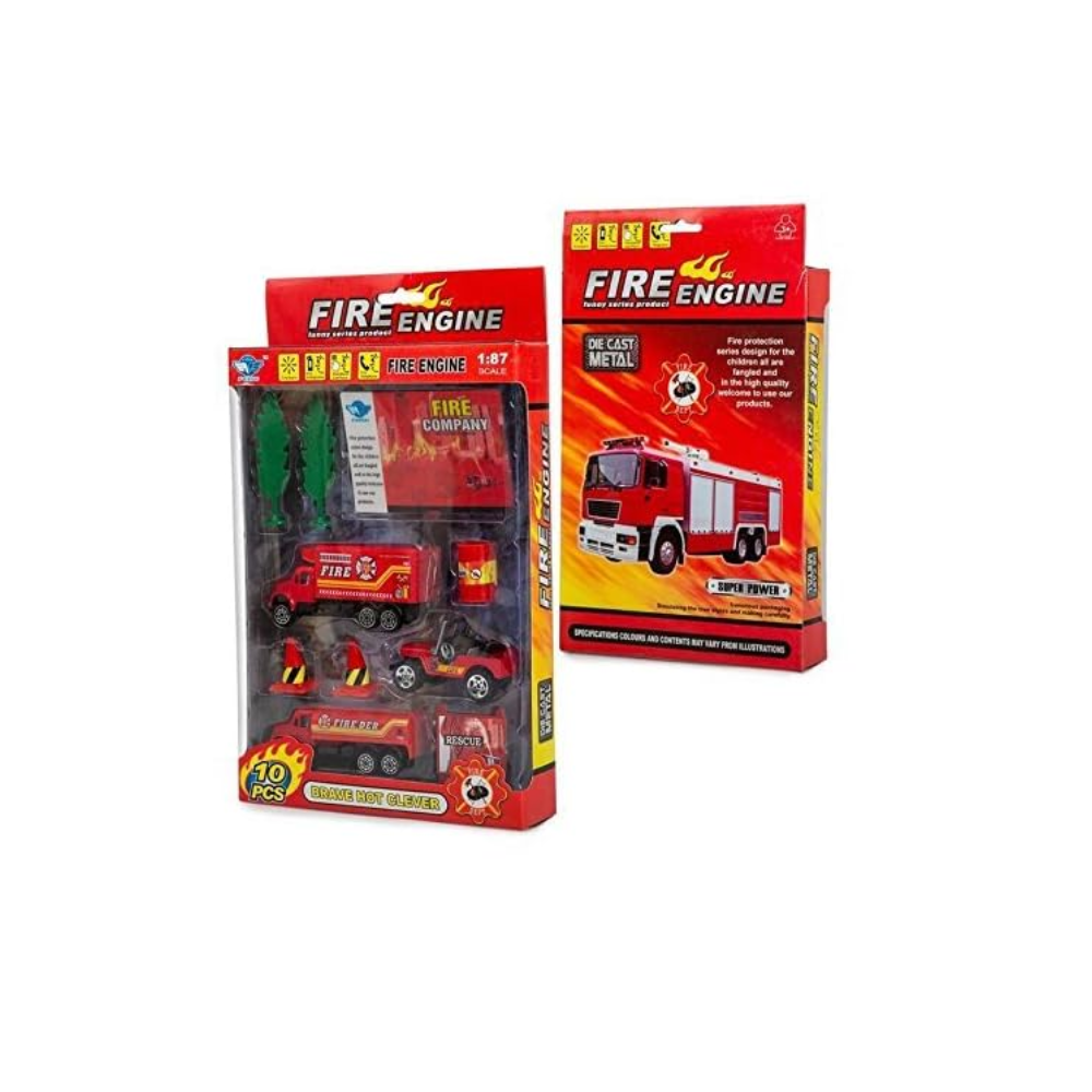 Big Daddy Trucks - 17 piece City Fire Rescue JP3202 thumbnail