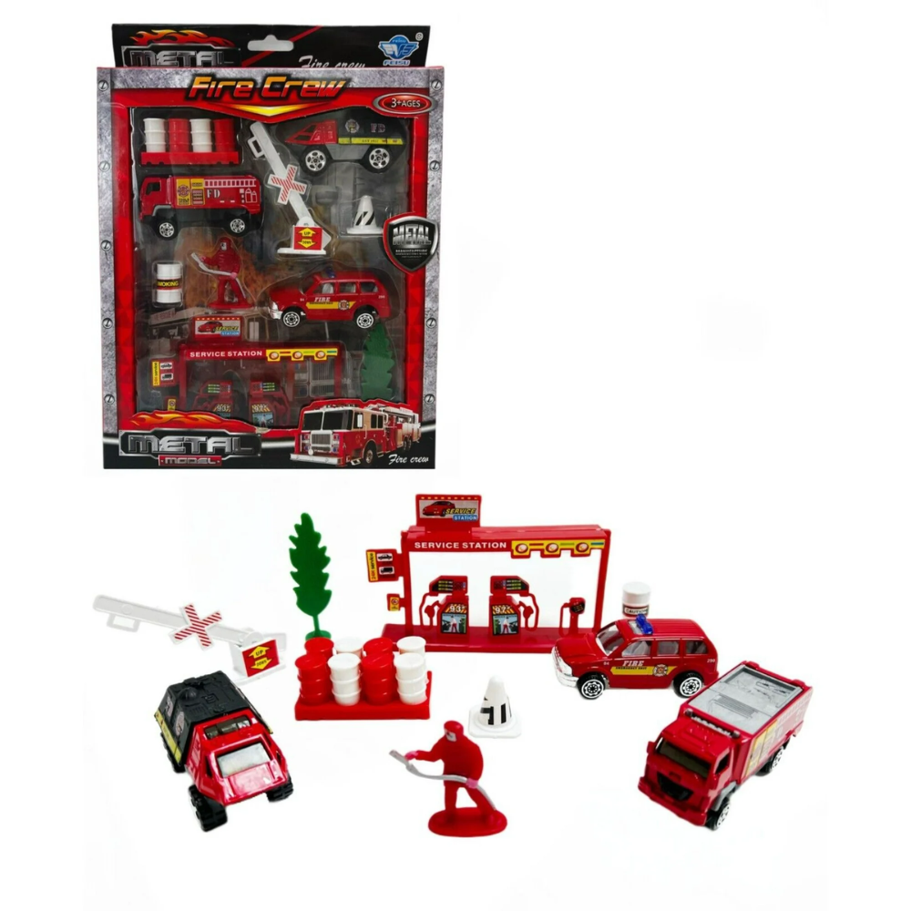 Big Daddy Trucks - 17 piece City Fire Rescue JP3202 thumbnail