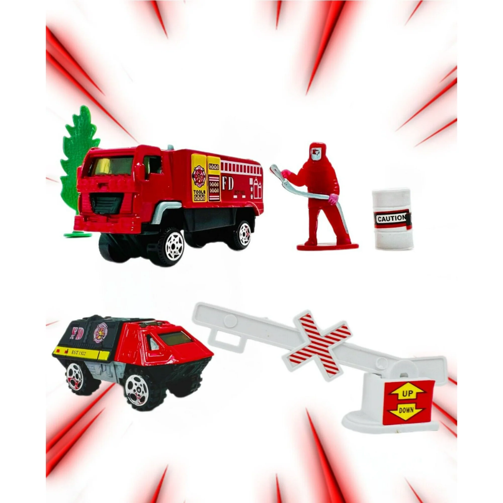 Big Daddy Trucks - 17 piece City Fire Rescue JP3202 thumbnail