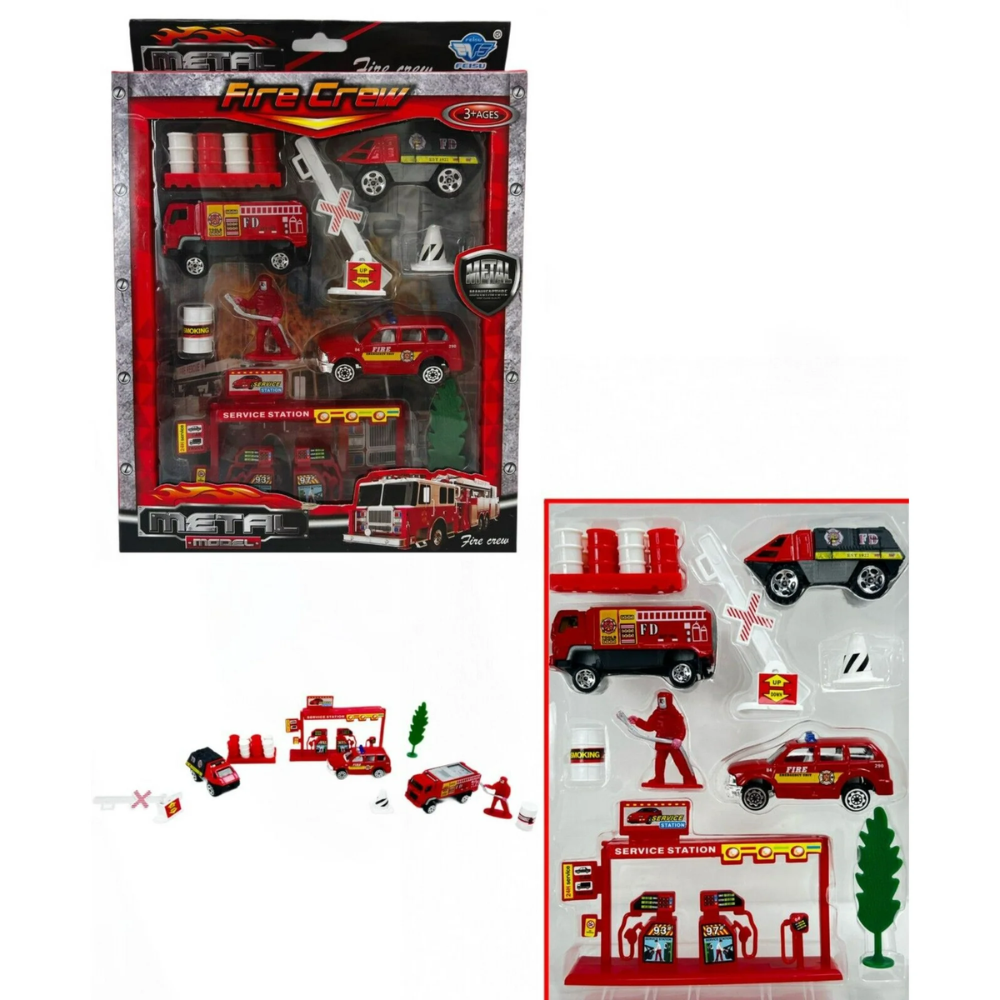 Big Daddy Trucks - 17 piece City Fire Rescue JP3202 thumbnail