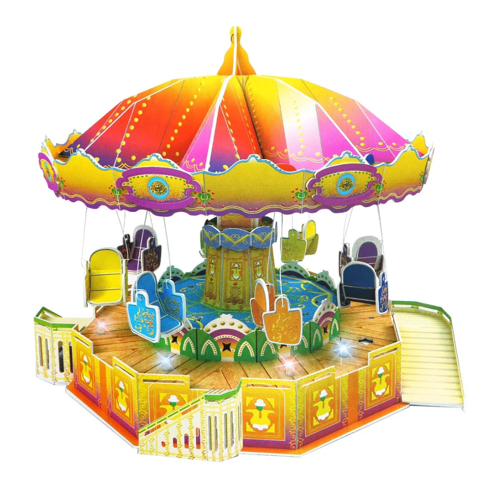 Big Daddy 3-D Puzzle Building Set Ferris Wheel With Lights & Sound thumbnail