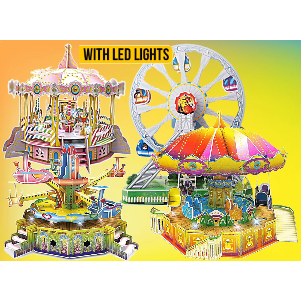 Big Daddy 3-D Puzzle Building Set Ferris Wheel With Lights & Sound thumbnail