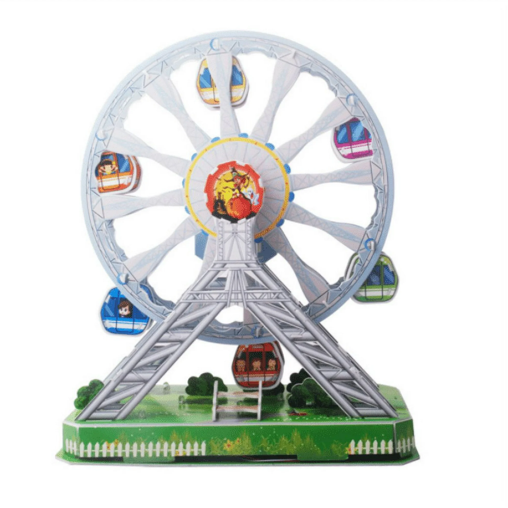 Big Daddy 3D Ferris Wheel Puzzle Building Set with Lights & Sound thumbnail