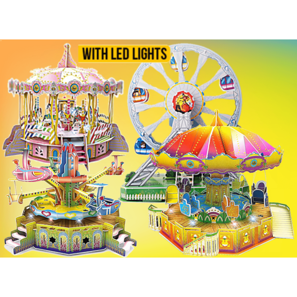 Big Daddy 3D Ferris Wheel Puzzle Building Set with Lights & Sound thumbnail