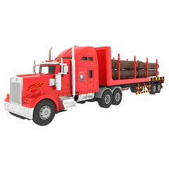 Big Daddy Big Rig Heavy Duty Lumber Tractor Trailer Transport Series
