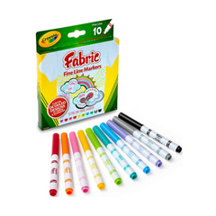Crayola Fabric Marker Set Fine Line Markers 58-8626