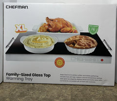 Chefman Electric Food Warmer Buffet Server – 3-Section Adjustable Heated Food Tray for Parties, Buffets, and Family Meals