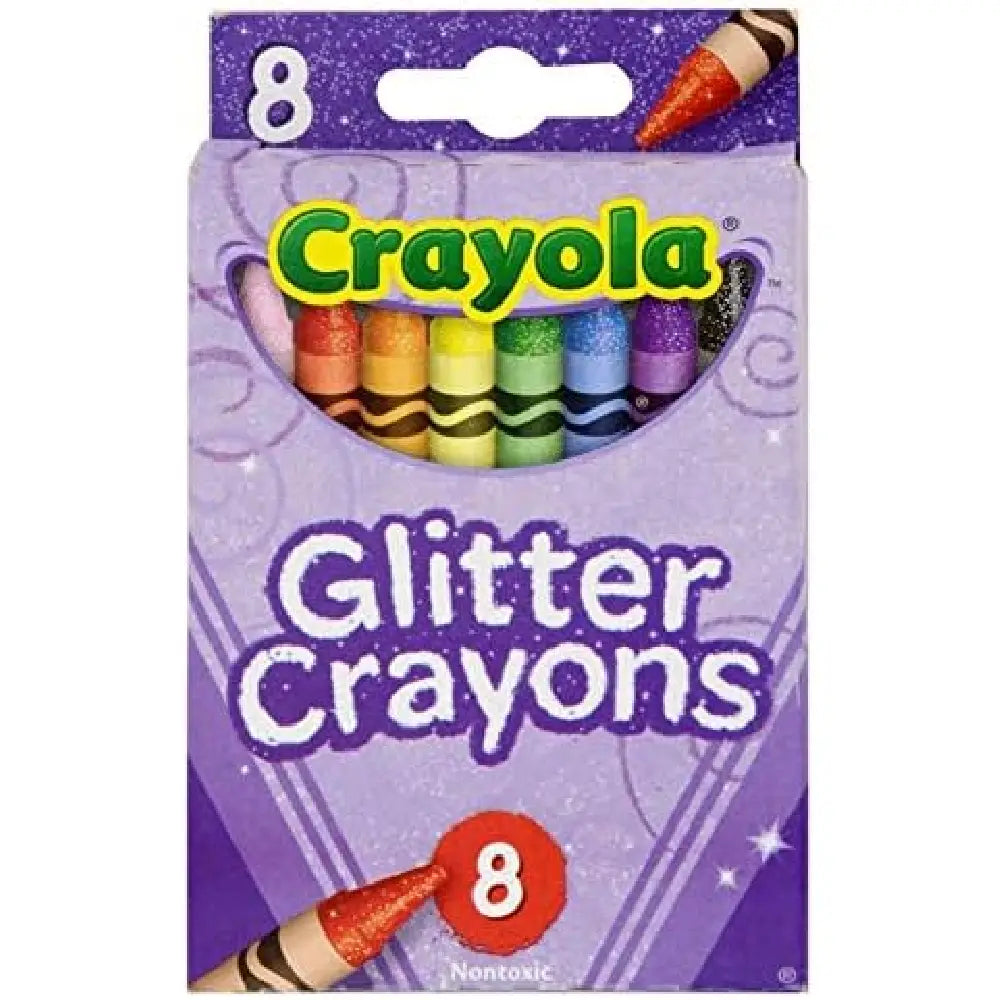 Crayola Crayons Glitter 8 PACK thumbnail