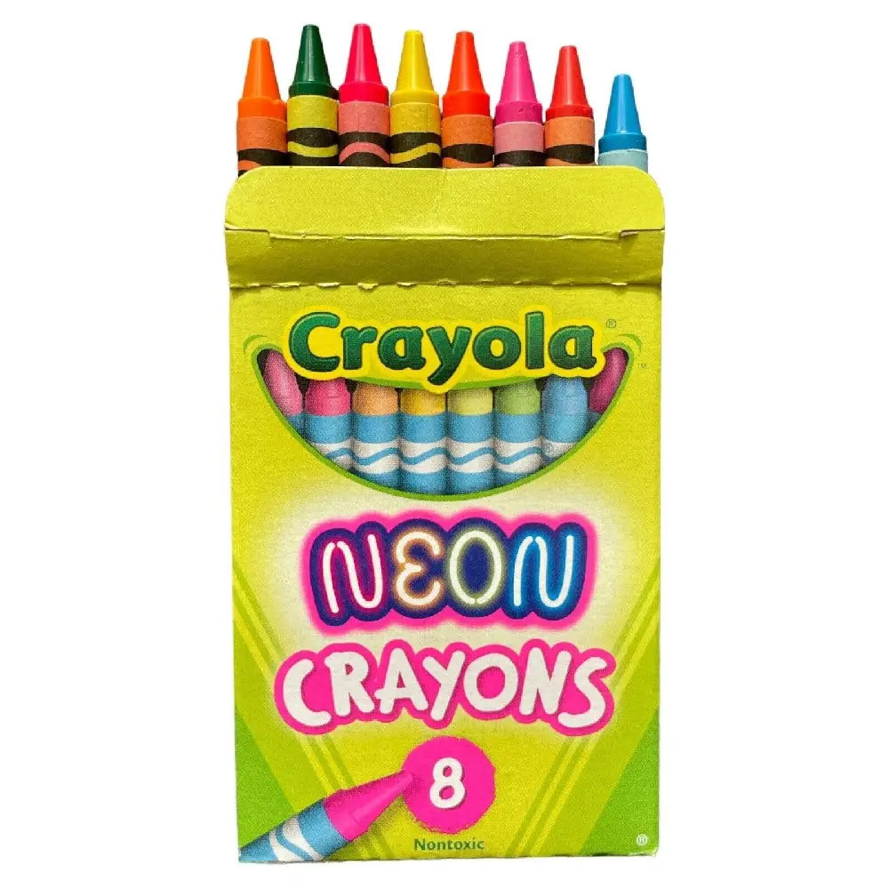 Crayola Neon Crayons 8 Count 52-3479 thumbnail