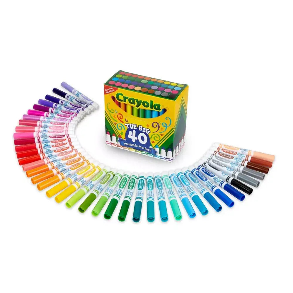 Crayola Ultra Clean Washable Markers 40 Count thumbnail