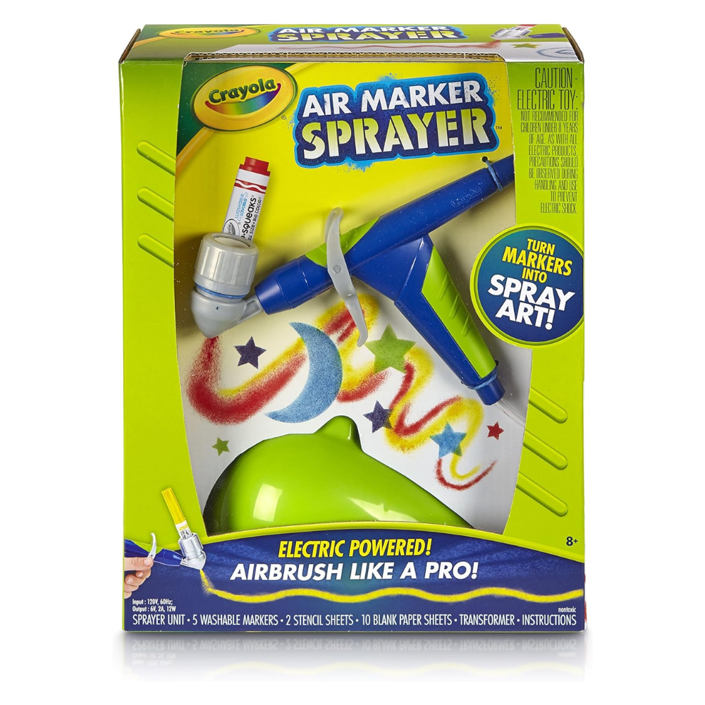 Crayola Air Marker Sprayer Airbrush Kit 04-6806 thumbnail