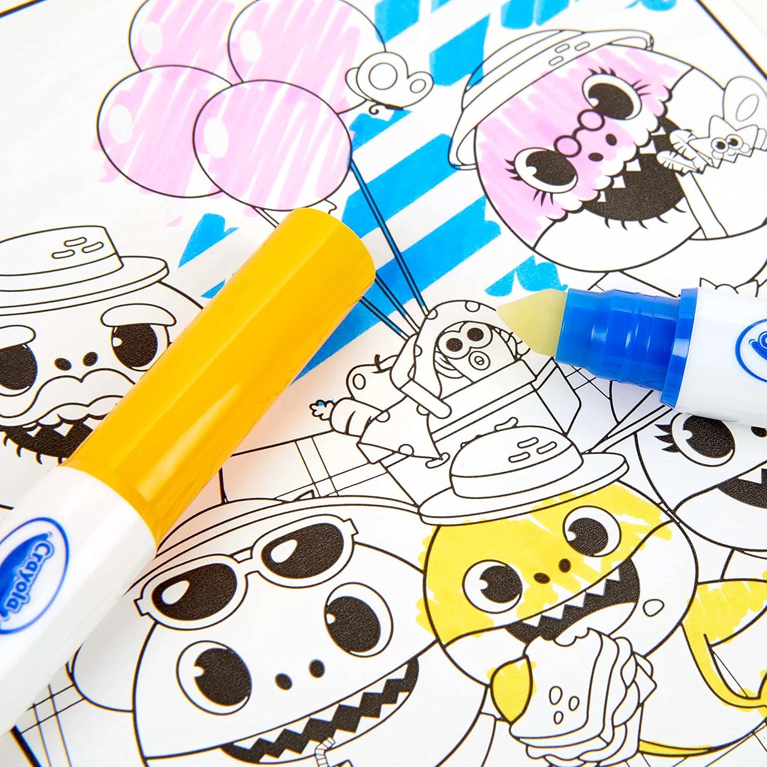 Crayola Baby Shark Color Wonder Travel Activity Pad, Mess Free Coloring, Gift for Kids thumbnail
