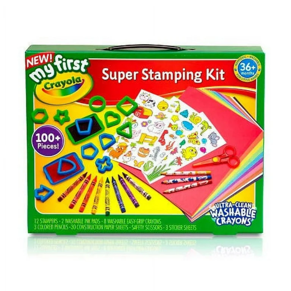 Crayola My First Super Stamping Activity Kit 100+ Pieces 81-1357 thumbnail
