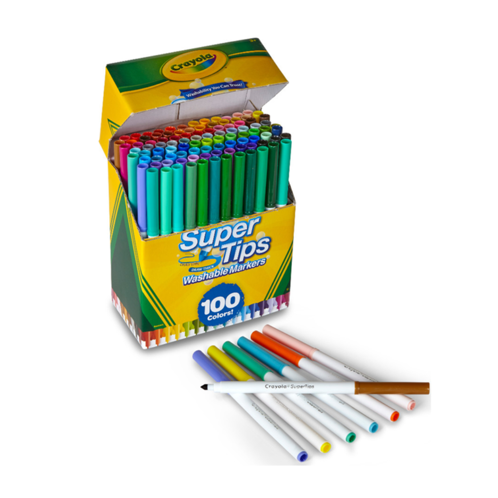 Crayola Super Tips Marker Set 100ct 58-5100 thumbnail
