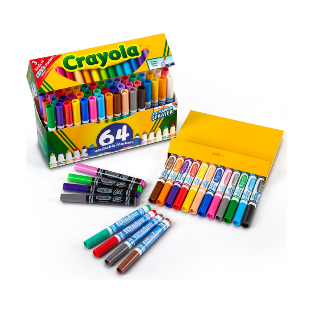 Crayola Washable Marker Set 64ct 58-8180 thumbnail