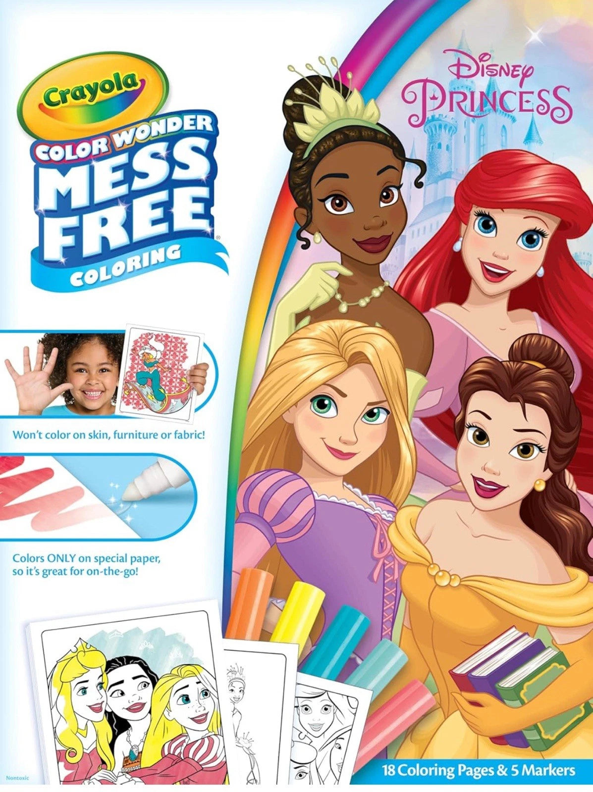 Crayola Color Wonder Disney Princess Foldalope Mess-Free Coloring Book with Markers thumbnail