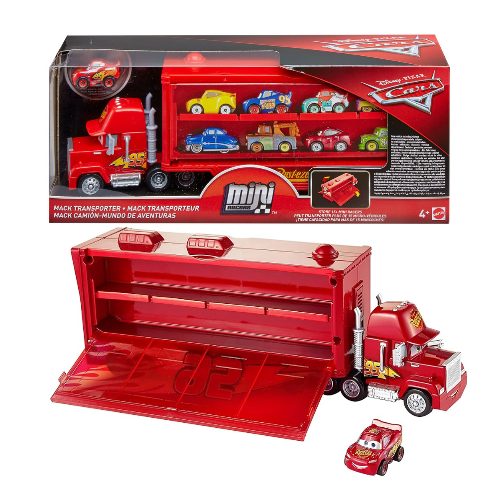 Disney/Pixar Cars Mini Racers Mack Transporter Vehicle FLG70 thumbnail