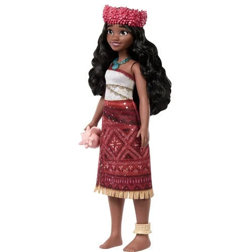Disney Moana 2 Singing Adventure Moana Doll with Interactive Sound Features and Themed Accessories thumbnail