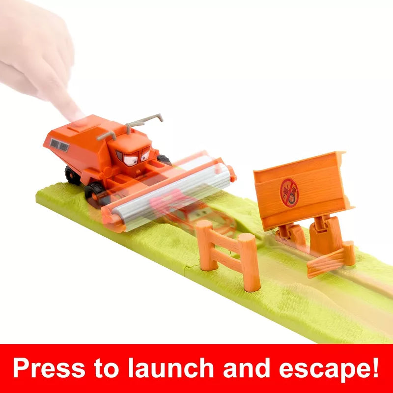 Disney Pixar Cars Frank Escape & Stunt Race Set 3 Vehicles Lightning McQueen thumbnail