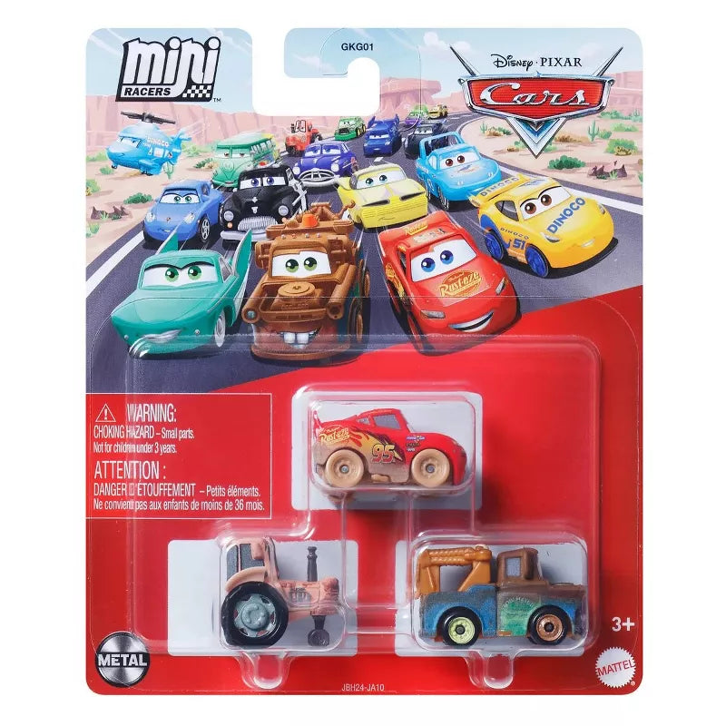 Disney Pixar Cars Mini Racers 3-Pack - Rotor | Die-Cast Metal Vehicles thumbnail