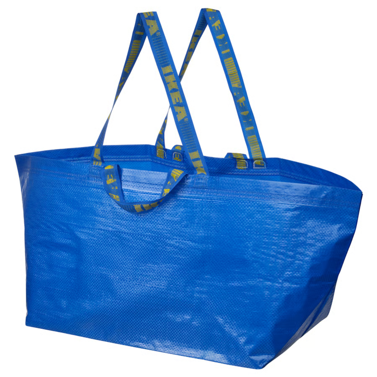 IKEA FRAKTA Large Reusable Shopping Tote Bag – Durable Blue Carry Bag 19-Gallon Capacity for Storage, Travel & Everyday Use