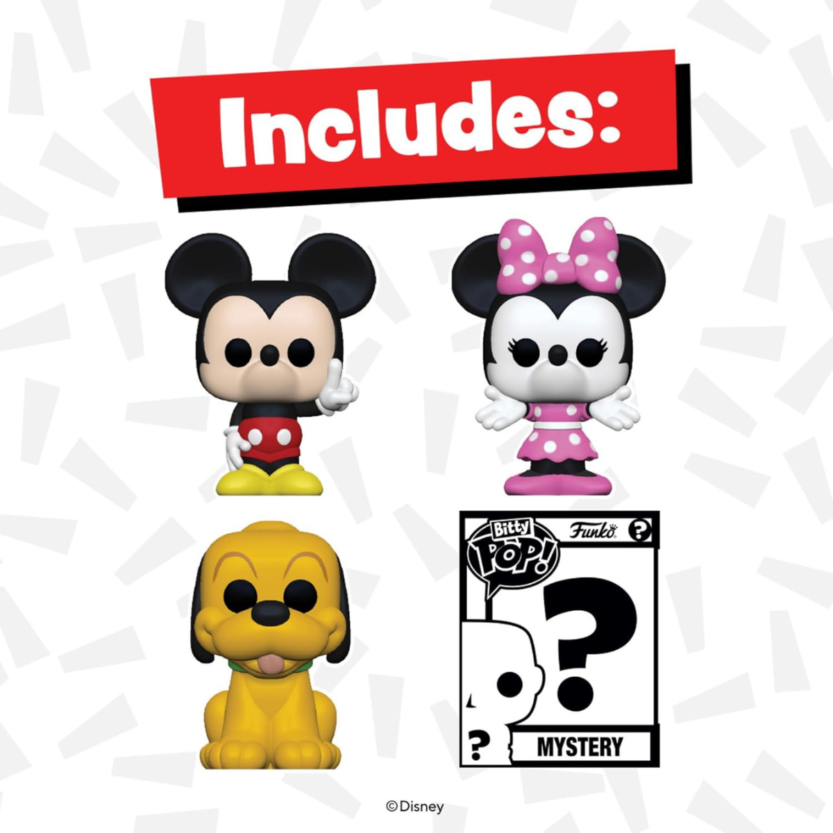 FUNKO Bitty POP: Disney – Mickey 4-Pack thumbnail