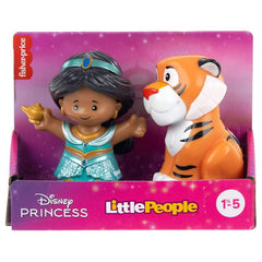 Fisher-Price Little People Disney Princess Jasmine and Raja Tiger Figure Set
