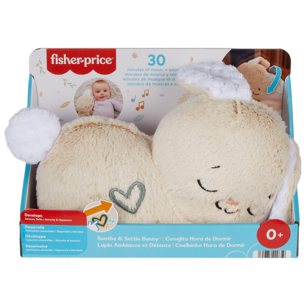 Fisher-Price Soothe & Settle Bunny Sound Machine Plush Toy thumbnail