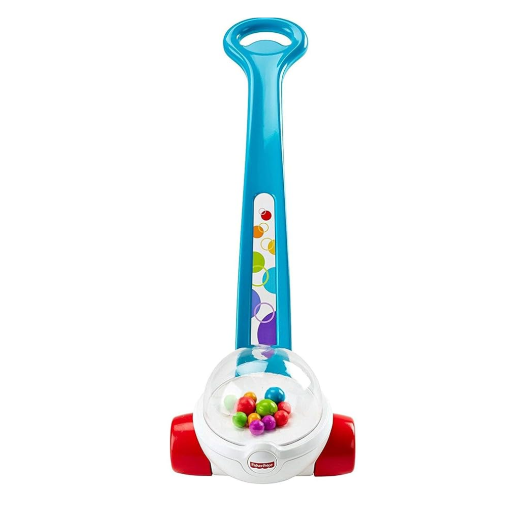Fisher-Price Classic Corn Popper Walk & Push Toy Blue CMY-10 thumbnail