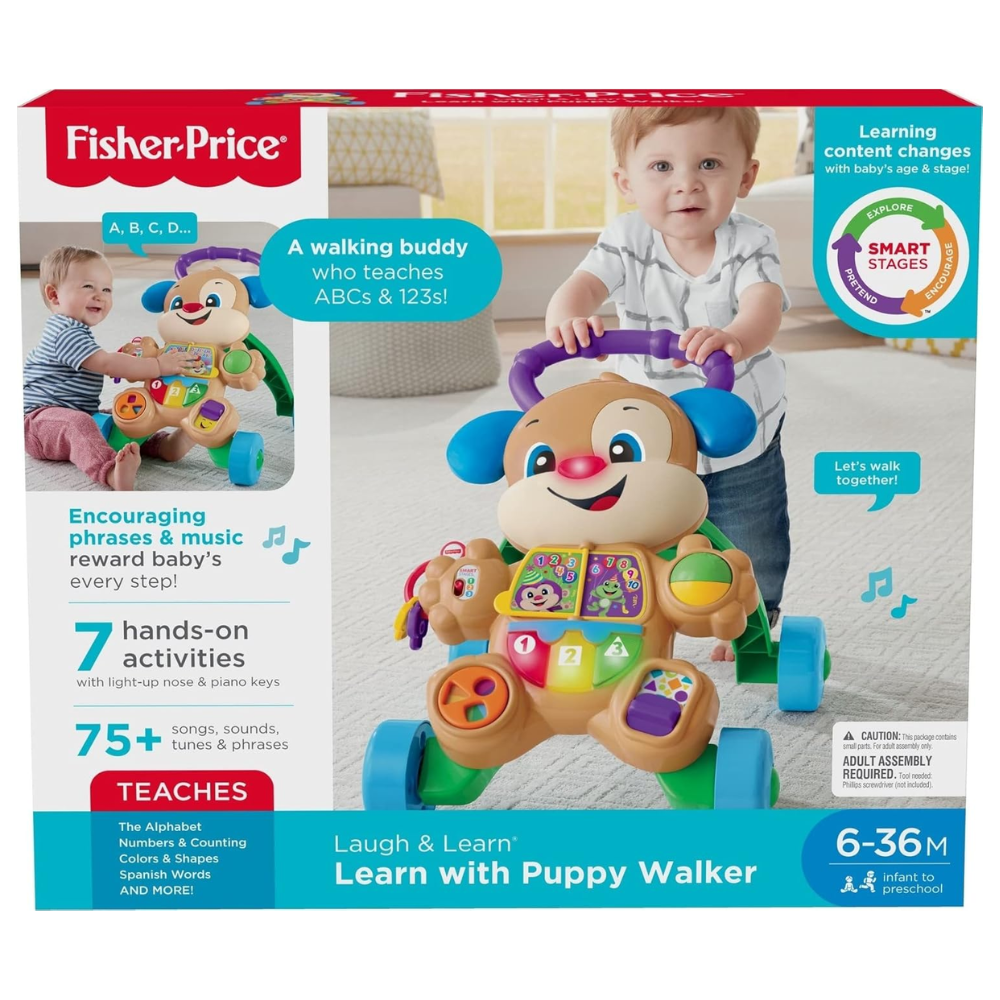 Fisher-Price Laugh & Learn Smart Stages Learn with Puppy Walker FHY94 thumbnail
