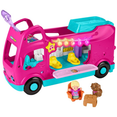 Fisher-Price Little People Toddler Toy Barbie Little Dreamcamper RV Playset. Young Barbie enthusiasts can set off on exciting adventures with the delightful Barbie Little Dreamcamper by Little People.  HWB31