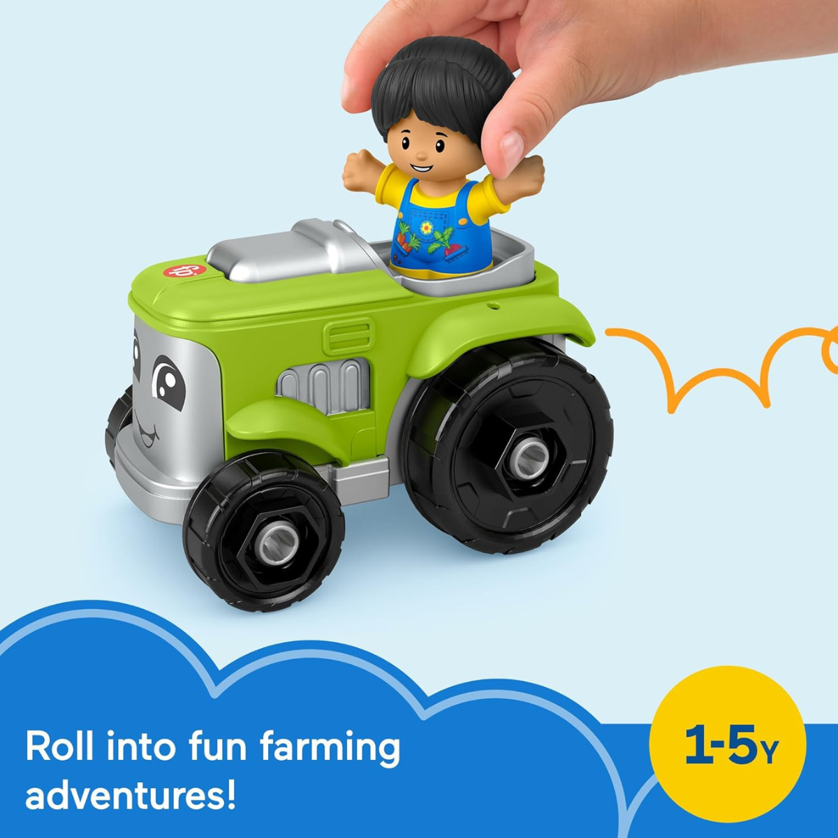 Fisher-Price Little People Farm Tractor & Farmer Set – Interactive Toddler Vehicle Toy for Imaginative Rural Play and Early Learning Development thumbnail