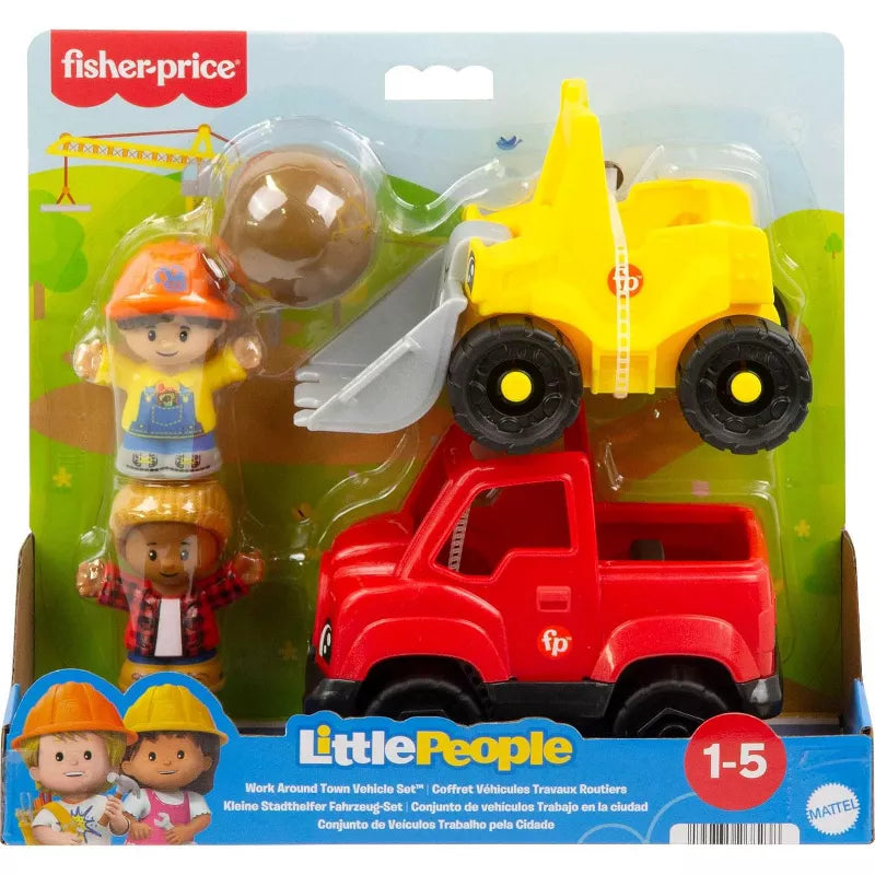 Fisher-Price Little People Work Toys 5-Piece Vehicle & Figure Set thumbnail
