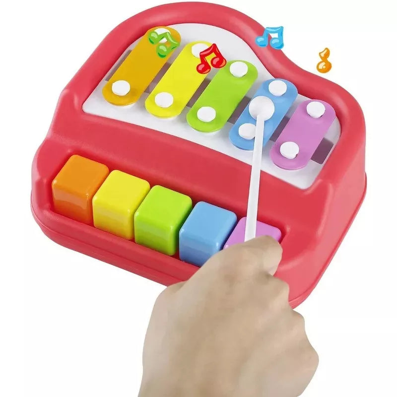 Fisher-Price Music Playset Bundle – Rockin’ Record Player with Big Daddy Xylophone Instrument Set thumbnail