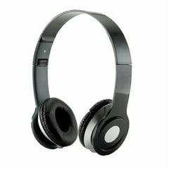 Foldable Headphone Stereo Dj 3.5 Mm Stereo Earphones Super Bass Heads(black w/mic)