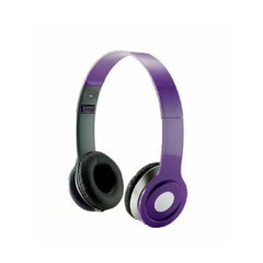 Foldable Headphone Stereo Dj 3.5 Mm Stereo Earphones Super Bass Heads[Purple] HG-PP/N/MIC