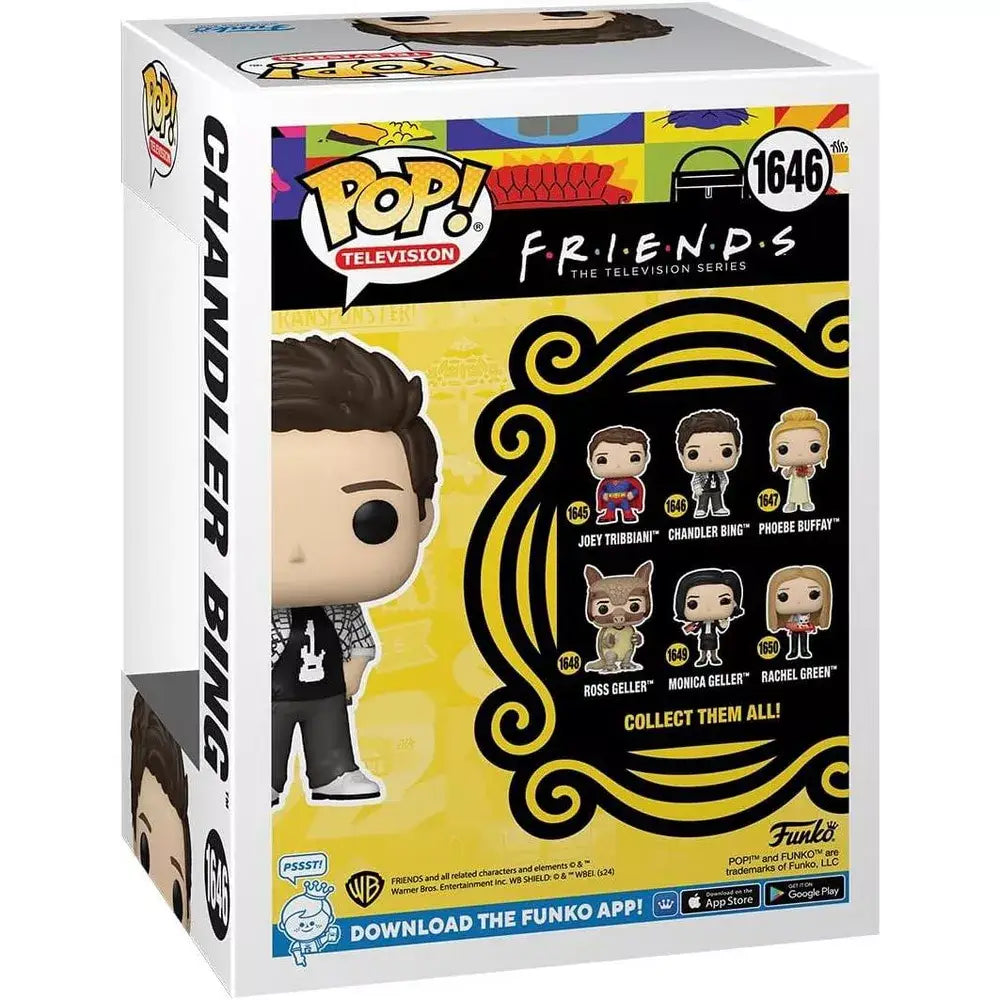 Funko POP TV: Friends – Chandler Bing - (College) F-80185 thumbnail
