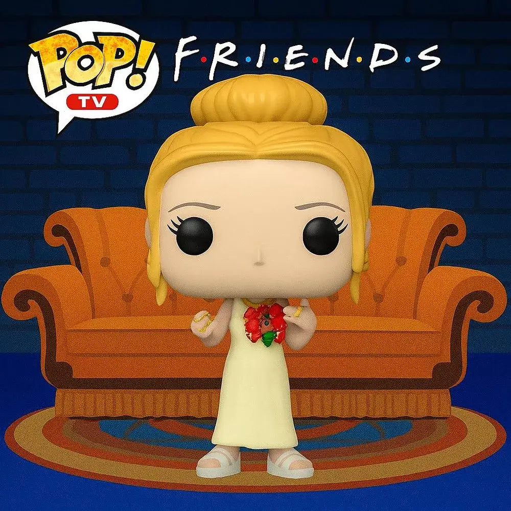 Funko POP TV: Friends – Phoebe Buffay - (Yellow Dress) F-80188 thumbnail
