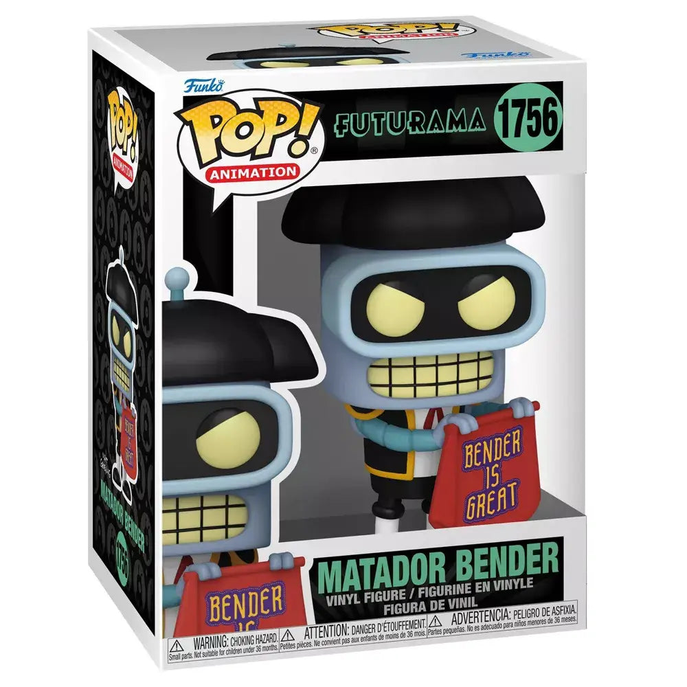 Funko POP TV: Futurama - Bender - (Matador) F-80080 thumbnail