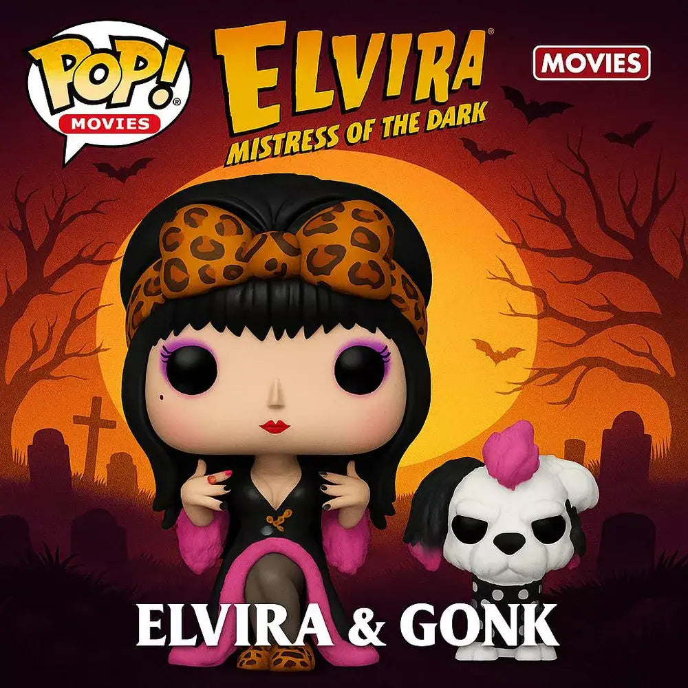Funko POP! & Buddy: Elvira Mistress of The Dark & Gonk F-80694 thumbnail