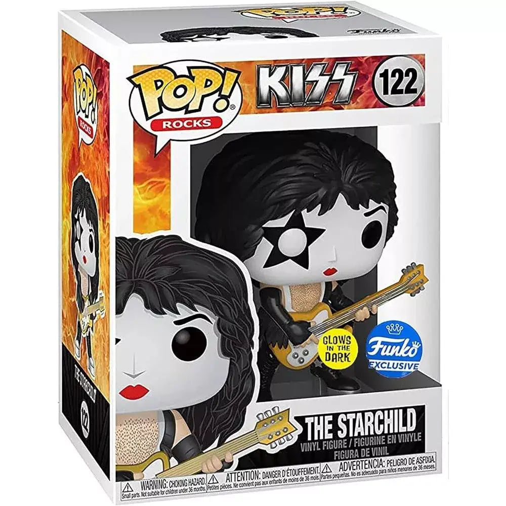 Funko POP! KISS: The Starchild  (GLOW) Exclusive F-64506 thumbnail